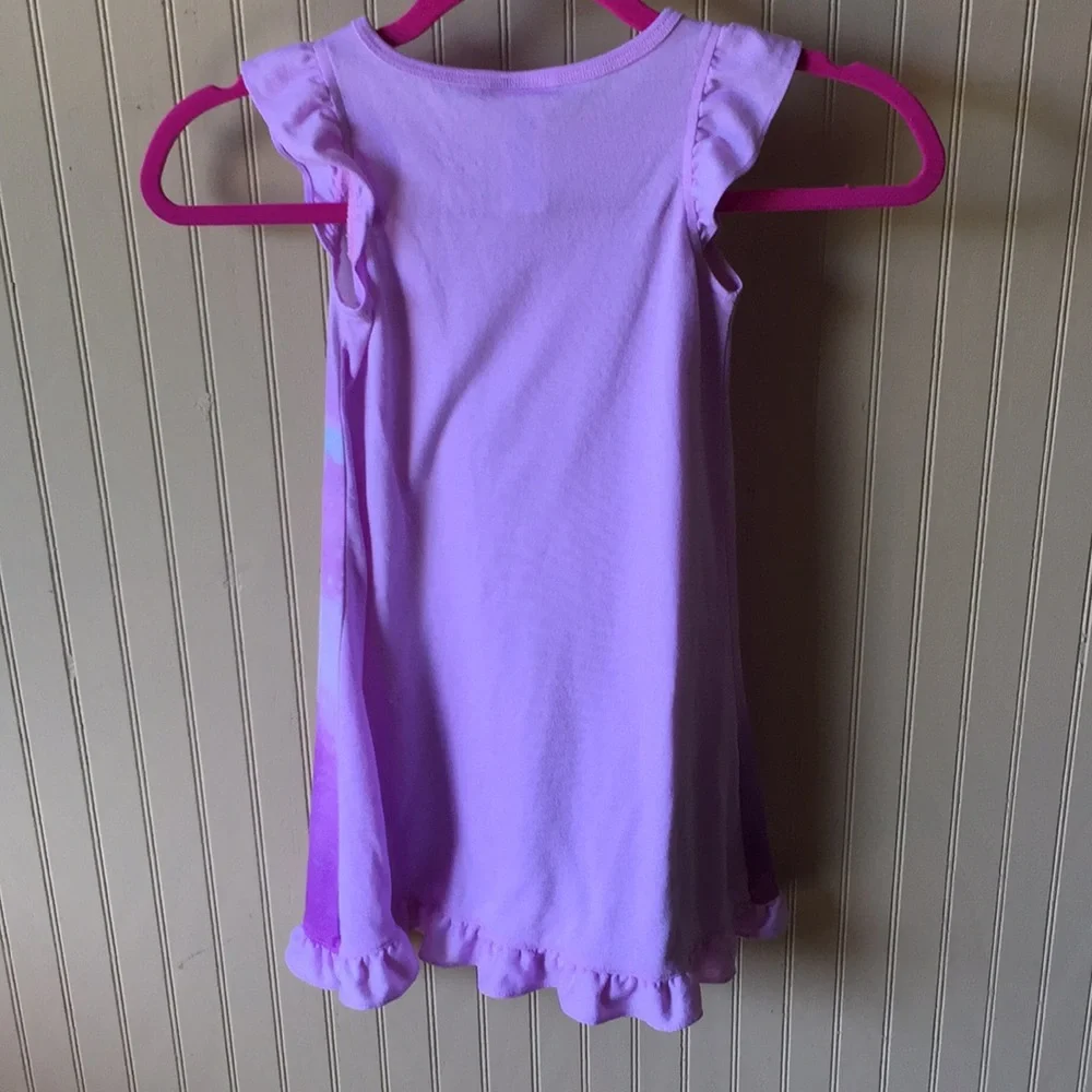 The children’s place nightgown purple with unicorns s/p 5/6